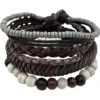 Braided Viking Bracelet Set -Chic Jewelry Store AJ 0945