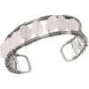 Wire-Wrapped Rose Quartz Medieval Cuff Bracelet -Chic Jewelry Store AJ 0954