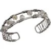 Wire-Wrapped Labradorite Medieval Cuff Bracelet -Chic Jewelry Store AJ 0956