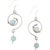 Spiral Amazonite Fantasy Earrings -Chic Jewelry Store AJ 0960
