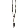 Double Strand Medieval Blade Necklace 1 Double Strand Medieval Blade Necklace -Chic Jewelry Store AJ 1006