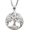 Silver Tree Of Life Necklace