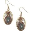 Ruby Fuchsite Fantasy Earrings 2 Ruby Fuchsite Fantasy Earrings -Chic Jewelry Store AJ 1027