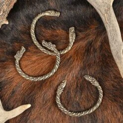 Large Dragon Head Viking Bracelet – Bronze 11 Large Dragon Head Viking Bracelet – Bronze -Chic Jewelry Store AS ABLET002 BRZ 9