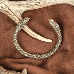 Large Odins Raven Viking Bracelet – Bronze -Chic Jewelry Store AS ABLET004 BRZ 6