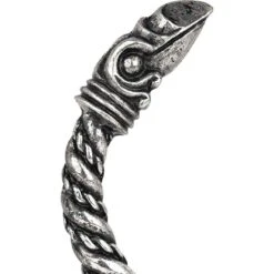 Large Odins Raven Viking Bracelet – Pewter -Chic Jewelry Store AS ABLET004 3