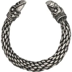 Scaled Odins Raven Viking Bracelet – Pewter -Chic Jewelry Store AS ABLET005 2