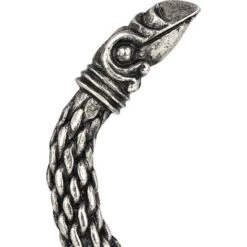Scaled Odins Raven Viking Bracelet – Pewter -Chic Jewelry Store AS ABLET005 3