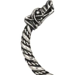 Large Viking Wolf Bracelet – Pewter -Chic Jewelry Store AS ABLET006 3
