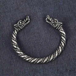 Large Viking Wolf Bracelet – Pewter -Chic Jewelry Store AS ABLET006 6