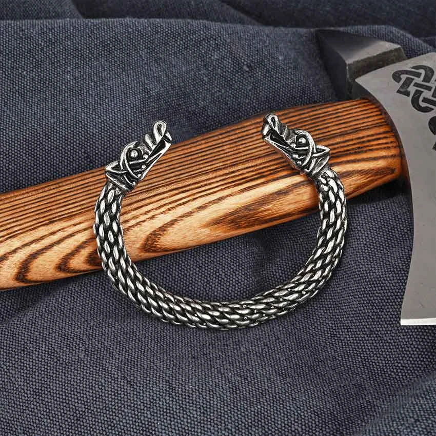 Scaled Viking Wolf Bracelet – Pewter 10 Scaled Viking Wolf Bracelet – Pewter - Image 8