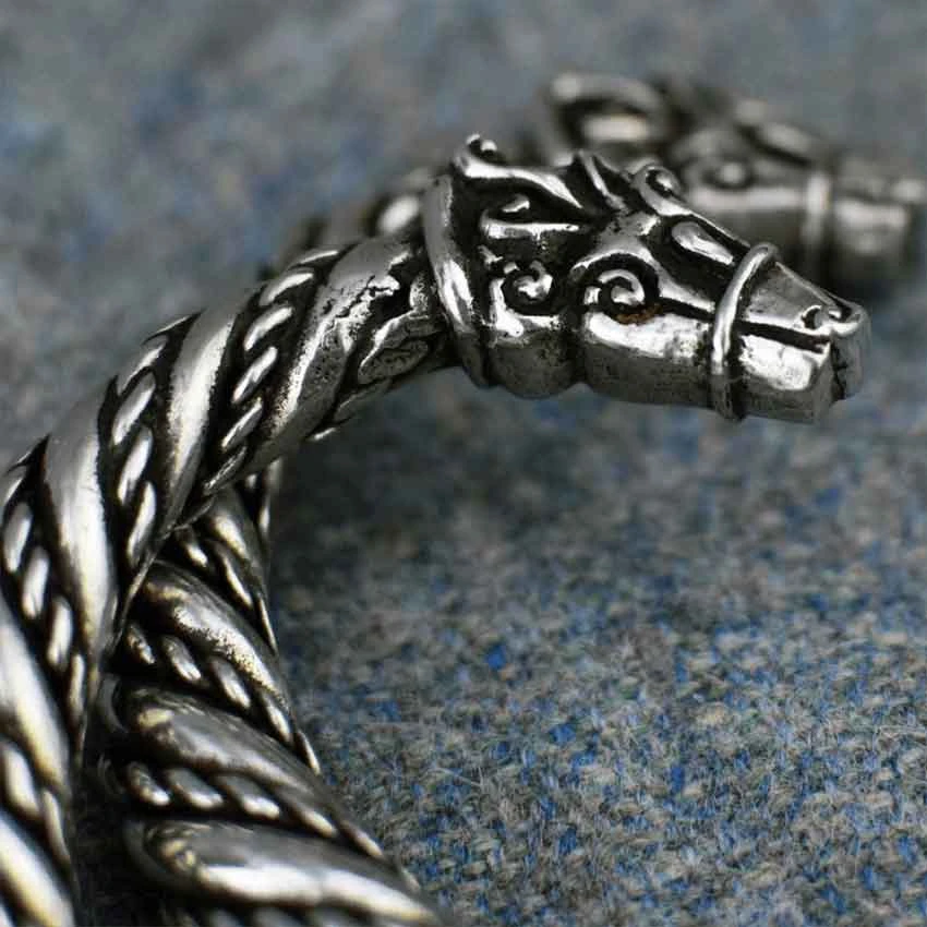 Large Sleipnir Viking Bracelet – Pewter 9 Large Sleipnir Viking Bracelet – Pewter - Image 7
