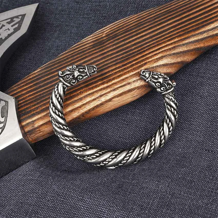 Large Sleipnir Viking Bracelet – Pewter 11 Large Sleipnir Viking Bracelet – Pewter - Image 9