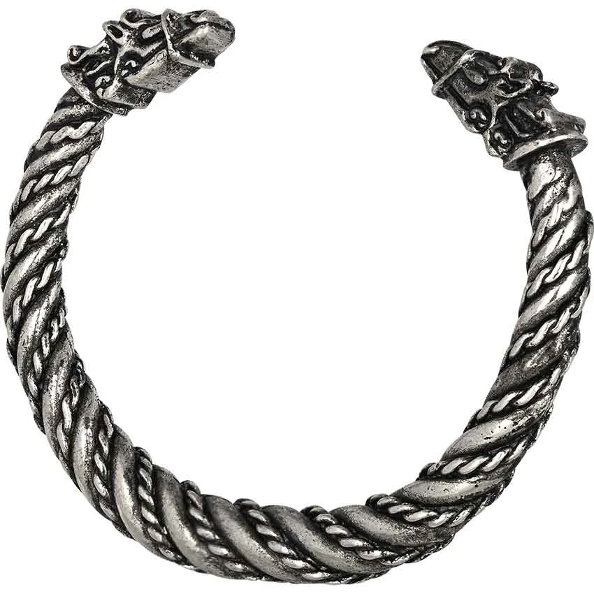 Small Sleipnir Viking Bracelet – Pewter 4 Small Sleipnir Viking Bracelet – Pewter - Image 2