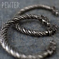 Small Sleipnir Viking Bracelet – Pewter 16 Small Sleipnir Viking Bracelet – Pewter -Chic Jewelry Store AS ABLET019 6
