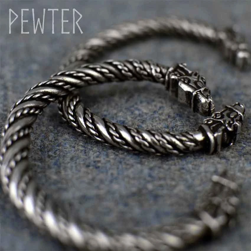 Small Sleipnir Viking Bracelet – Pewter 8 Small Sleipnir Viking Bracelet – Pewter - Image 6