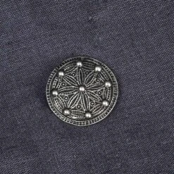 Medium York Disc Viking Brooch – Pewter -Chic Jewelry Store AS ABR002 8