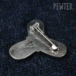Borre Viking Trefoil Brooch – Pewter -Chic Jewelry Store AS ABR018 4