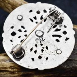 Galloway Bossed Disc Brooch – Pewter 12 Galloway Bossed Disc Brooch – Pewter -Chic Jewelry Store AS ABR033 5