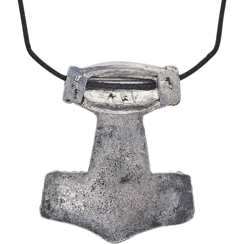 Skane Thors Hammer Viking Necklace – Green 4 Skane Thors Hammer Viking Necklace – Green - Image 2