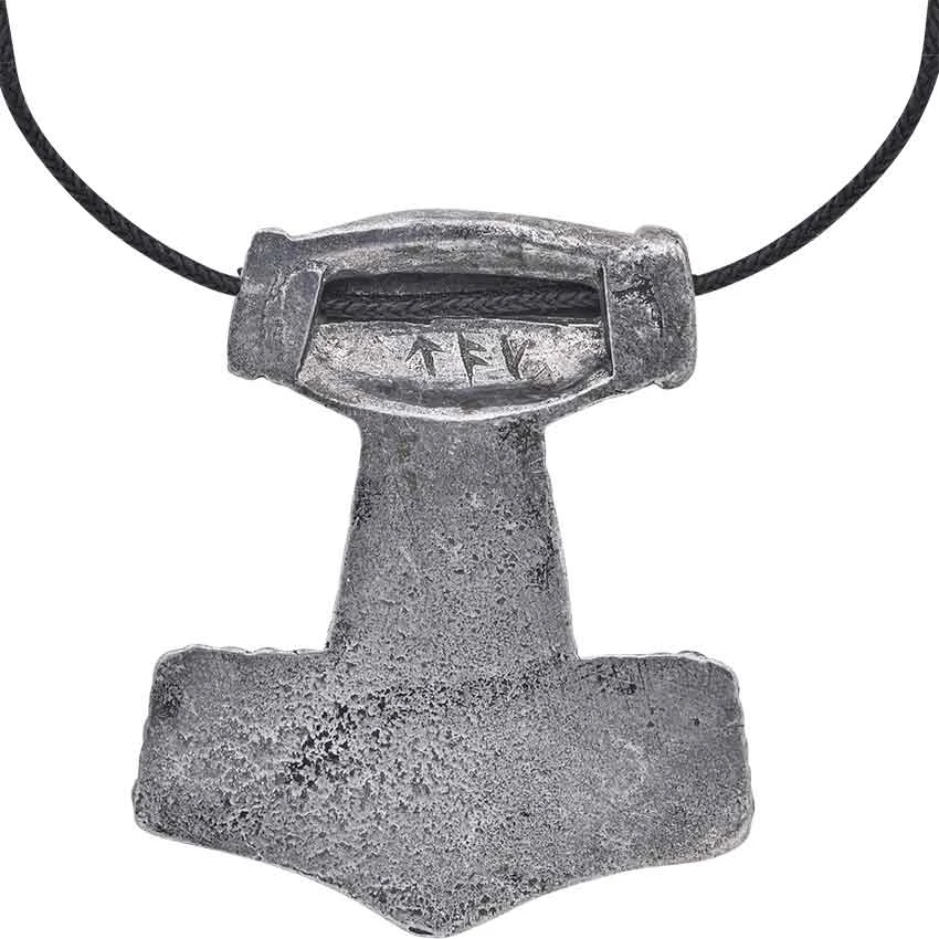 Skane Thors Hammer Viking Necklace – Red 4 Skane Thors Hammer Viking Necklace – Red - Image 2