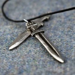Viking Sword Necklace – Pewter -Chic Jewelry Store AS AV014 3