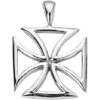 Crusader Maltese Cross Pendant -Chic Jewelry Store AST 1163