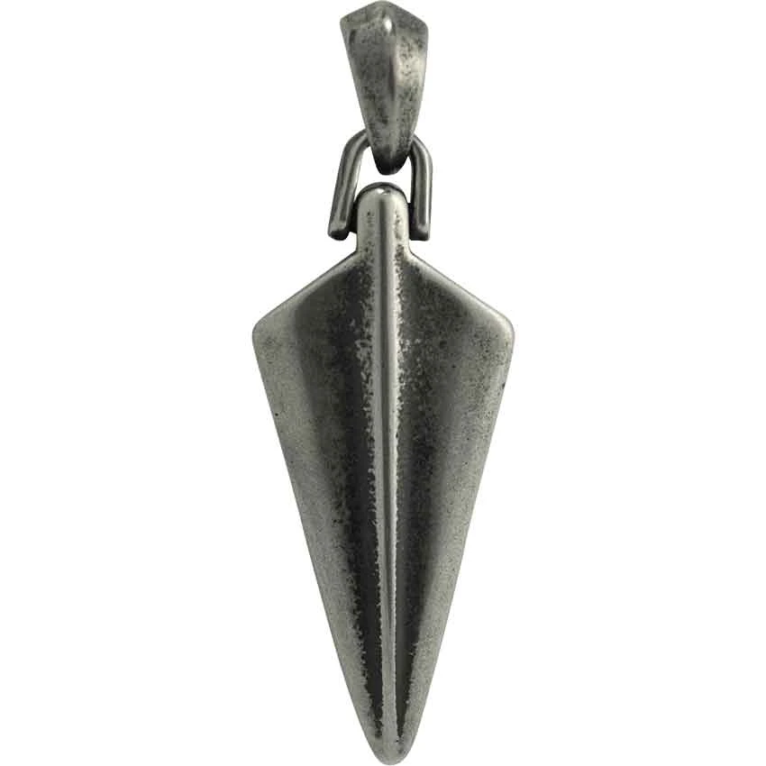Stainless Steel Arrowhead Pendant 3 Stainless Steel Arrowhead Pendant