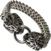 Stainless Steel Lion Head Bracelet -Chic Jewelry Store AST 1198