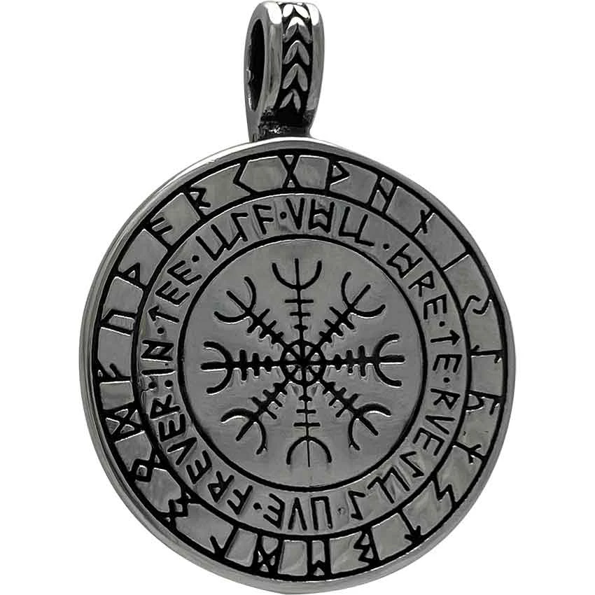 Norse World Tree And Helm Of Awe Pendant 4 Norse World Tree And Helm Of Awe Pendant - Image 2