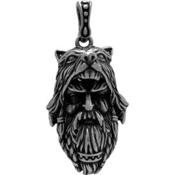 Wolf Berserker Viking Pendant