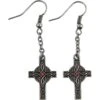 Celtic Cross Dangle Earrings -Chic Jewelry Store CC10349 1