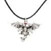 Double Dragons Necklace 2 Double Dragons Necklace -Chic Jewelry Store CCJ185