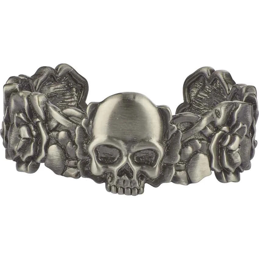 Skull And Roses Bracelet 3 Skull And Roses Bracelet