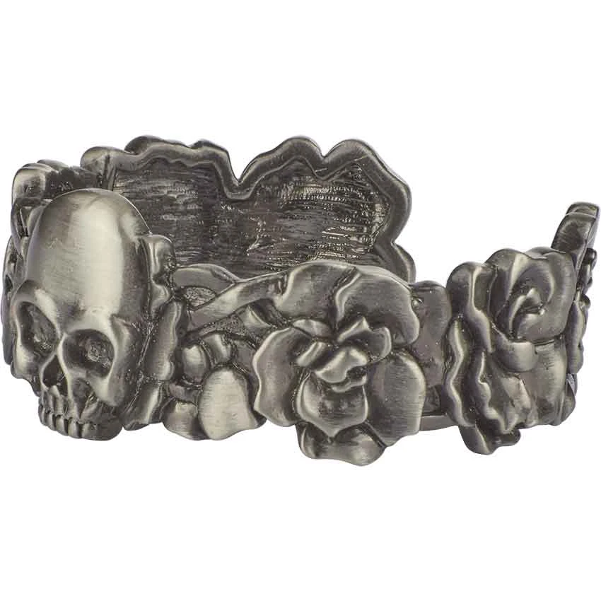 Skull And Roses Bracelet 5 Skull And Roses Bracelet - Image 3