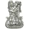 Sterling Silver Viking Kiss Pendant -Chic Jewelry Store DD TPD 4080
