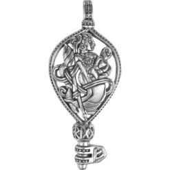 Sterling Silver Frigga’s Key Pendant