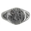 Silver Moon Pentacle Ring -Chic Jewelry Store DD TR 3396