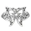 Silver Butterfly Pentagram Ring -Chic Jewelry Store DD TRI 276