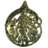Bronze Tyr And Fenris Pendant