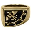 Bronze Raven Banner Ring 1 Bronze Raven Banner Ring -Chic Jewelry Store DD ZRI 1333