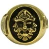 Bronze Odin Valknut Signet Ring -Chic Jewelry Store DD ZRI 1334