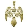 Large Bronze Morrigan Raven Pendant -Chic Jewelry Store DD ZTP 3028
