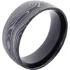 Folded Pattern Steel Ring -Chic Jewelry Store DS 4007