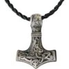 Sterling Silver Mjolnir Necklace -Chic Jewelry Store DS 4021 1