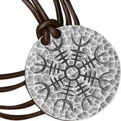 Helm Of Awe Silver Necklace