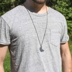 Blue Rivendell Mithril Moon Necklace 11 Blue Rivendell Mithril Moon Necklace -Chic Jewelry Store GOT 158 5