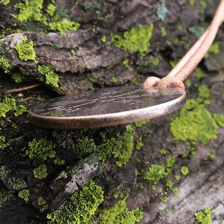 Vegvisir Norse Bronze Necklace 6 Vegvisir Norse Bronze Necklace - Image 4