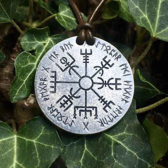 Vegvisir Norse Silver Necklace 6 Vegvisir Norse Silver Necklace - Image 4