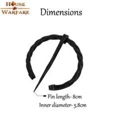 Twisted Viking Penannular Brooch -Chic Jewelry Store HW 700472 5